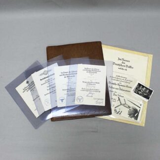 WW2 German Pilot Spanish Campaign Document Group . GO6170cxcc