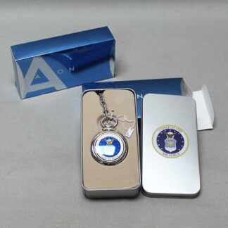 Two Boxed Avon Pocket Watches Airforce & Navy . ANT248