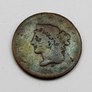 1839 US Coronet Liberty Head Large Cent . COIN221