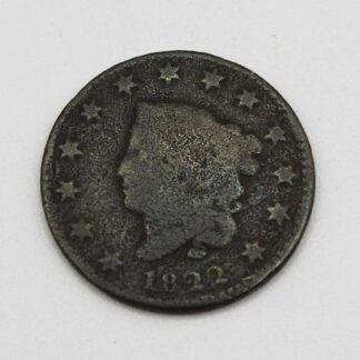 1822 US Coronet Liberty Head Large Cent . COIN668