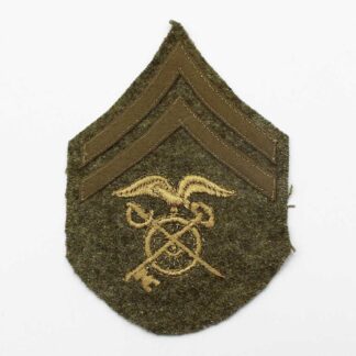 WW1 US Quartermaster Corporal Sleeve Insignia . USP825