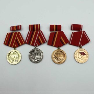 Group of 4 East German Medals . WM507