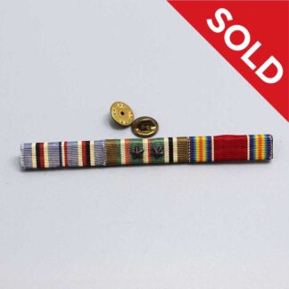 SOLD US Army 3 Place Ribbon Bar . YMU4839