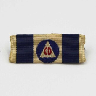 US WW2 Ribbon Bar Civil Defense Service Bar . YMU4902