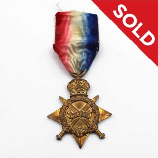 SOLD British 1914-1915 Star - K.O.S.B. (Replacement) . BM541