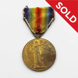 SOLD WW1 British Victory Medal - Lieut. Replacement . BM542