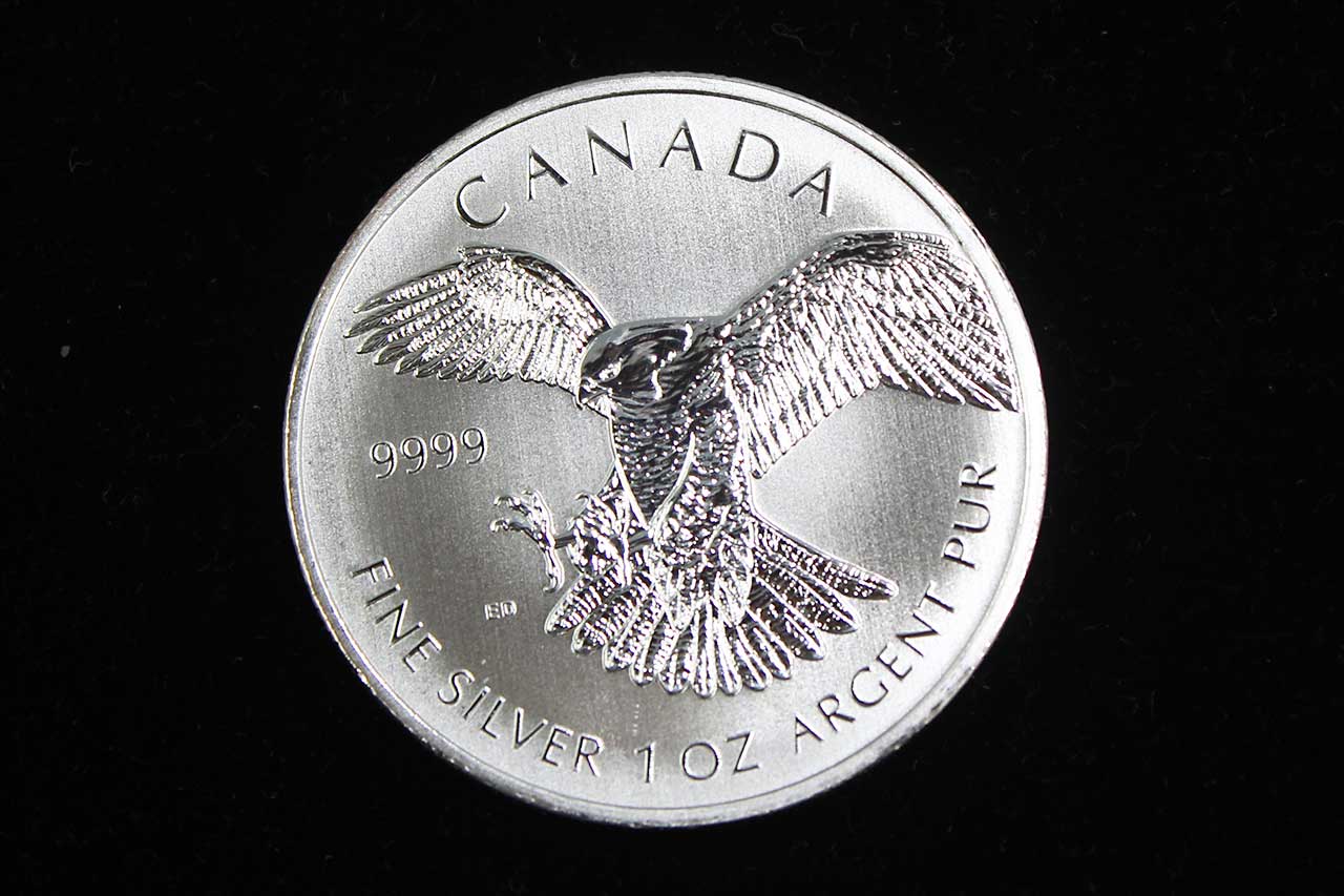 2014 Canada WL Series 1 oz Silver Coin (Falcon) . COIN419 - Time
