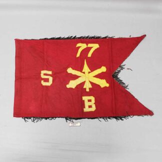 US Army 77th ADA Guidon w/small Plaque 1966-67 . FLU4985