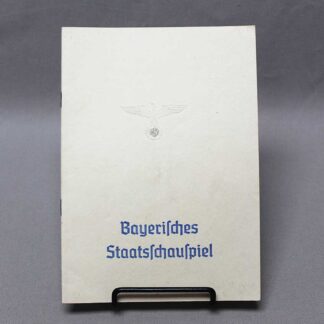 WW2 Bavarian State Theatre Program April 1941 . GD541