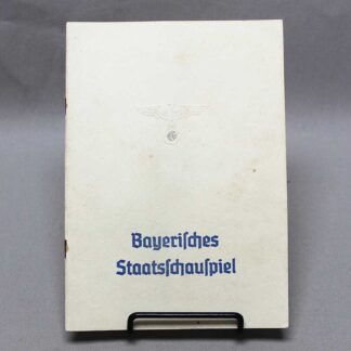 WW2 Bavarian State Theatre Program Nov 1940 . GD542