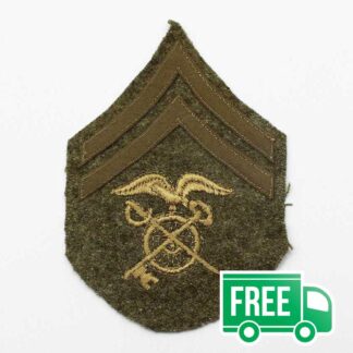 WW1 US Quartermaster Corporal Sleeve Insignia . USP825