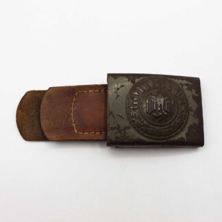 WW2 German Army Buckle and Tab 1940 . BMM683