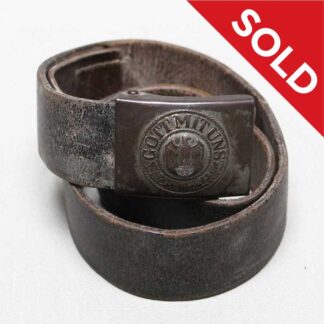 SOLD WW2 German Army Belt and Buckle. BMM684