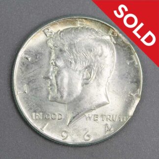 SOLD 1964 Kennedy Half Dollar Coin . COIN348