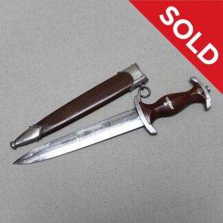 SOLD WW2 German SA Dagger - RZM M7/10 1938 Henkels . D970