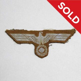 SOLD WW2 German Army Tropical Cap Eagle . EFL4847