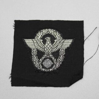 WW2 German M43 Police Officer's Flatwire Cap Eagle . EFL6318cxa