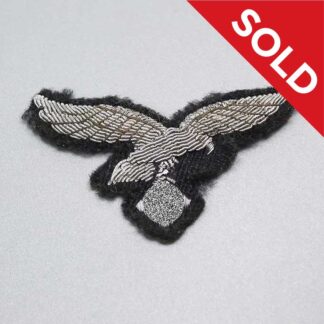 Sold(AC)WW2 Luftwaffe Officers Bullion Cap Eagle . EFL6319cxrs