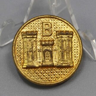 Pre-WW2 US Corps of Engineers B Company Collar Disc . FLU818