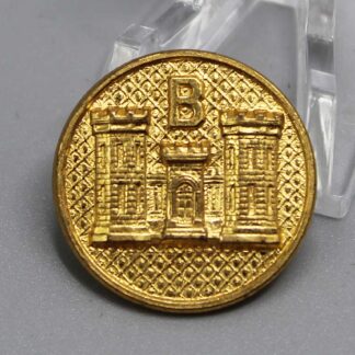 Pre-WW2 US Corps of Engineers B Company Collar Disc . FLU819