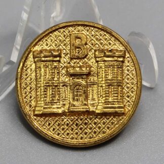 Pre-WW2 US Corps of Engineers B Company Collar Disc . FLU820