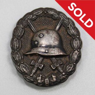 SOLD WW1 German Black Wound Badge . GO5211