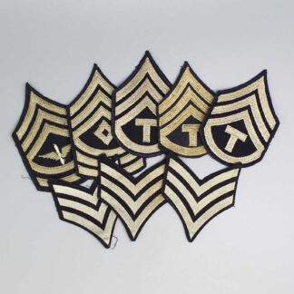 US Army Group of Sleeve Rank Insignia WW2 . USP1334