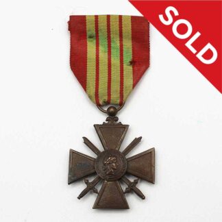 SOLD French 1939-40 Croix de Guerre . WM516