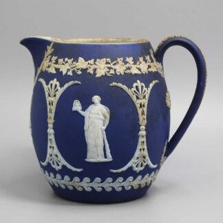 Wedgwood Dark Blue Jasperware Pitcher . ANT260