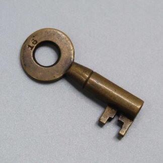 Railroad Brass Barrel Key . ANT271