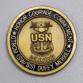 USN Command Challenge Coin . FLU1745