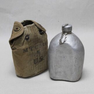 US WW1 Canteen w/Cover Motor Transport Marked . FLU5055