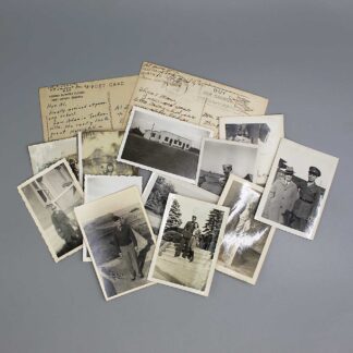 Group of US GI Photos and Postcards WW2 . FLU5056