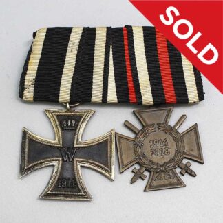 SOLD WW1 German Iron Cross Medal Bar . GO5225