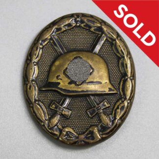 Sold-WW2 German Black Wound Badge . GO5226