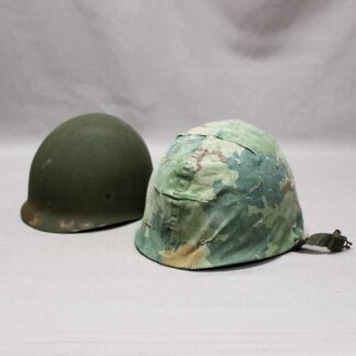 US M1 Combat Helmet w/Cover Vietnam . HU1303