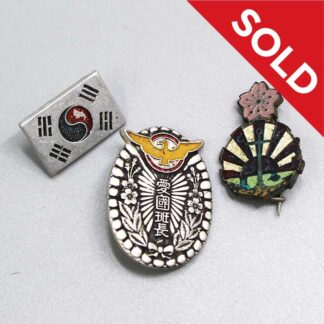 SOLD Group 3 Small Pins - Japanese, Korea . NNJ491