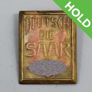 <font color=“#FA0303”> ON HOLD JH0326 </font> WW2 German SAAR Tinnie . PIN3859