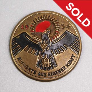 SOLD WW2 German 1934 Political Tinnie (Loose Pin) . PIN3857