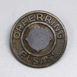 WW2 German Opferring Elsass Pin . PIN3860