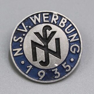 WW2 German NSV Social Welfare 1935 Pin . PIN3862