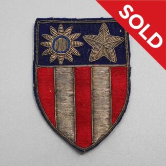 Sold-US WW2 CBI Bullion Patch w/Snaps . USP1337