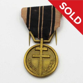 SOLD French Resistance Medal WW2 . WM517