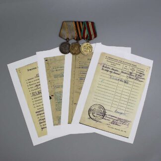 Soviet 3 Medal Group w/Research . WMR236