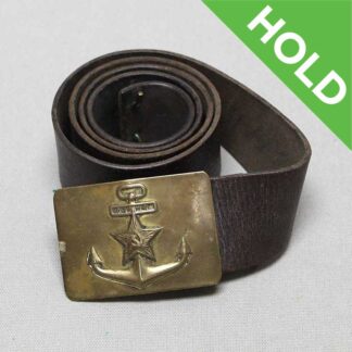 <font color=“#FA0303”> ON HOLD YK0426 </font>Soviet Navy Belt & Buckle . WMR370