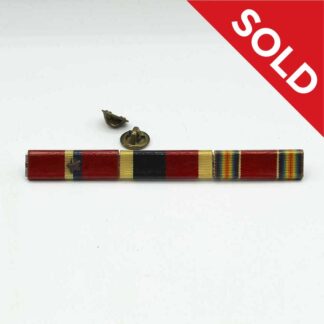 SOLD US WW2 Ribbon Bar . YMU4935b