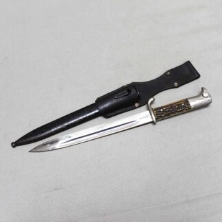 WW2 German Army Staghorn Grip Dress Bayonet - ACS . BAYO745