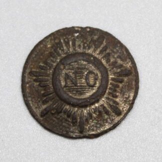 Civil War Confederate North Carolina "Sunburst" Button . CWR3014cxrs