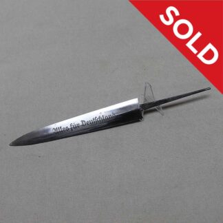 Sold-WW2 German SA Dagger Blade - Eickhorn Ground Rohm . DA507