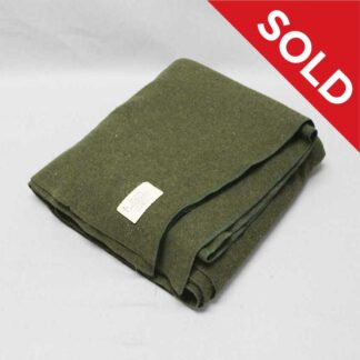 SOLD US Army Wool Blanket 66"x84" 1981 . FLU1775